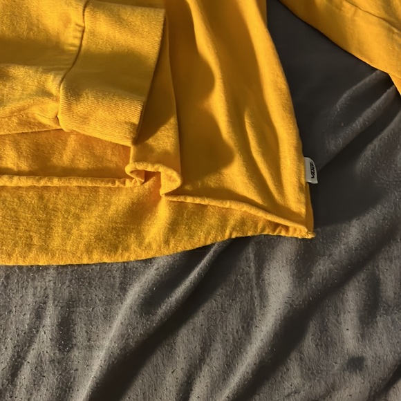 Yellow mustard cropped vans long sleeve - Picture 2 of 6